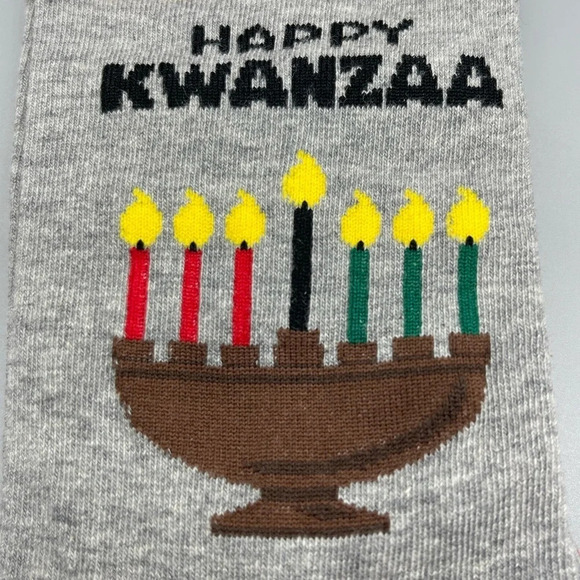HOT SOX Happy Kwanza Crew Socks​ - Picture 5 of 5